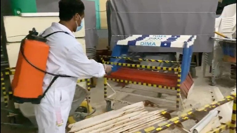 بالفيديو.. انطلاق حملة التعقيم بالاتحادات والأندية