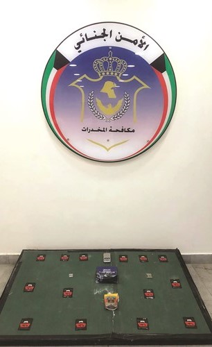 المضبوطات من الحبوب والكيميكال