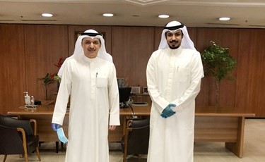 فهد الكشتي مستقبلا عبدالرحمن القديري