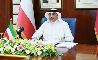 سمو رئيس مجلس الوزراء الشيخ صباح الخالد خلال الاجتماع