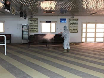 العوضي: تعقيم منشآت جميع مقابر الكويت