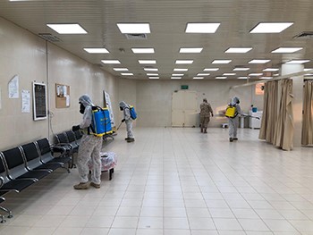 العوضي: تعقيم منشآت جميع مقابر الكويت