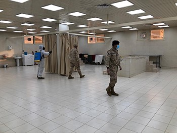 العوضي: تعقيم منشآت جميع مقابر الكويت