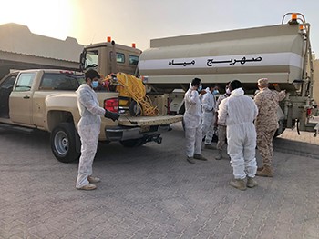 العوضي: تعقيم منشآت جميع مقابر الكويت