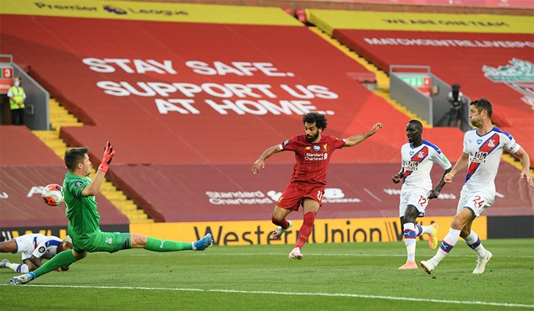 ليفربول على بعد خطوة من حسم لقب "البريمييرليغ" باكتساحه كريستال بالاس