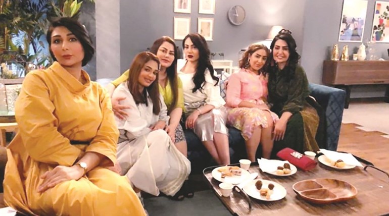 مع نجمات مسلسل جمان