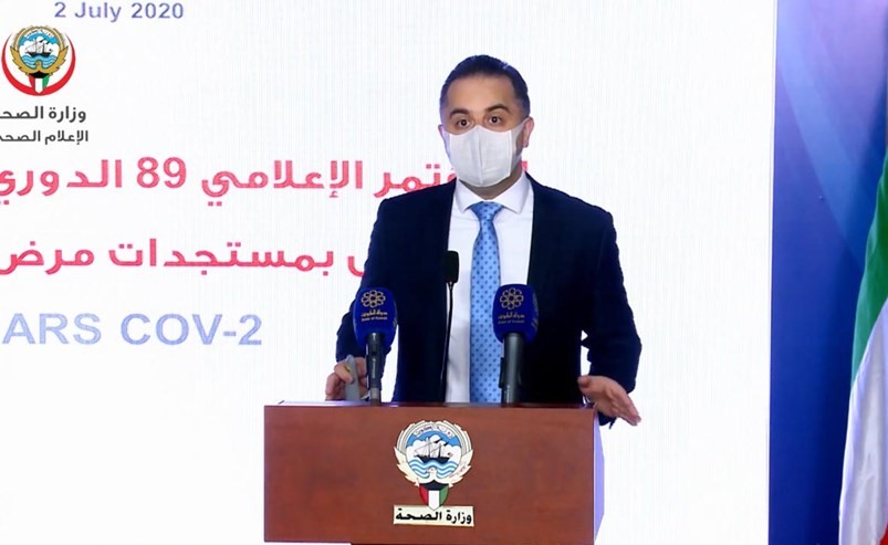 د.عبدالله السند خلال المؤتمر الصحافي أمس