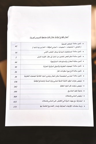 جانب من أعمال القطاع مؤخرا