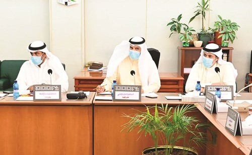 خالد العتيبي وحمدان العازمي ويوسف الفضالة