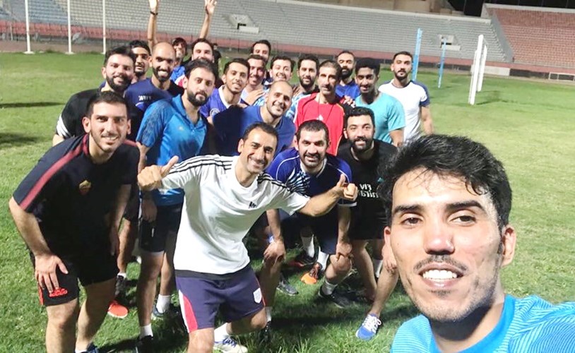 لقطة للحكام المشاركين في التدريبات