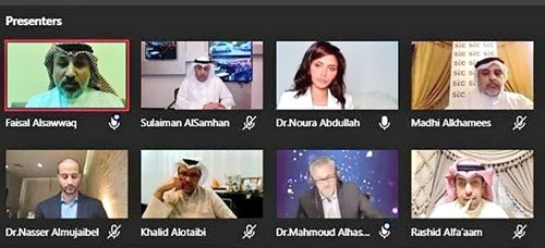  المشاركون في جلسات ملتقى الإعلام الكويتي الأول