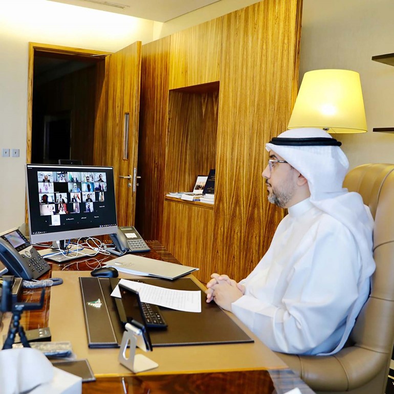الشاهين يشارك في اجتماع رابطة «برلمانيون لأجل القدس» عبر تقنية «التواصل عن بُعد»