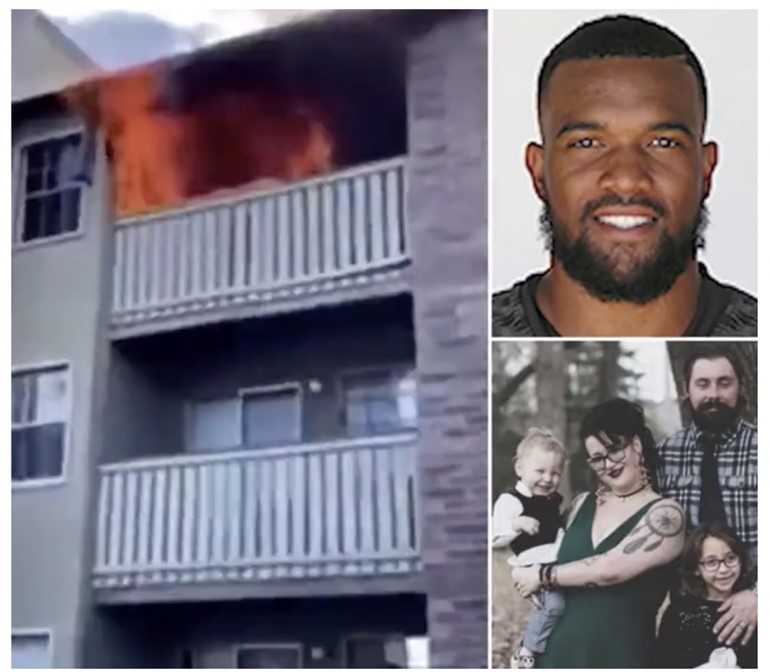 بالفيديو.. رجل يلتقط طفلا ألقته والدته من الطابق الثالث لإنقاذه من النيران قبل لحظات من وفاتها