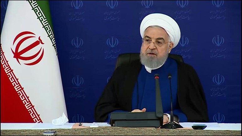 بالفيديو.. روحاني يؤكد ان إيران غير قادرة على وقف النشاطات الاقتصادية للحد من تفشي "كوفيد-19"