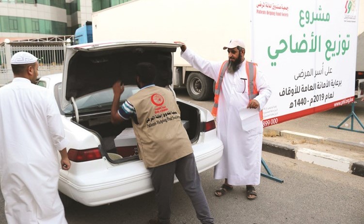 ترتيبات متكاملة لتوزيع الأضاحي مع مراعاة الاشتراطات الصحية