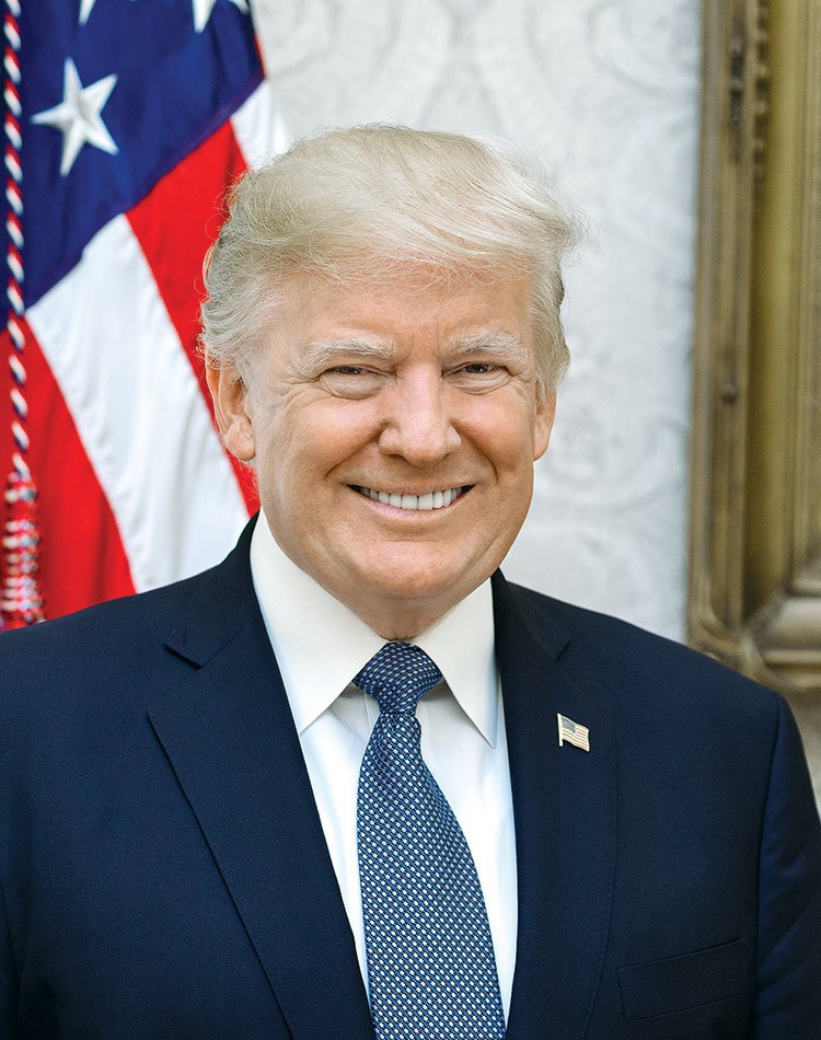 الرئيس الاميركي دونالد ترامب