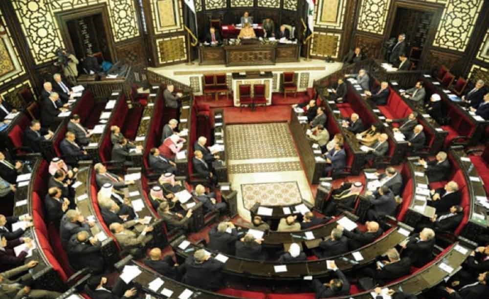 صورة أرشيفية لإحدى جلسات البرلمان السوري
