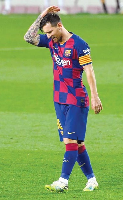 ميسي: برشلونة غير منظم ويحتاج إلى التغيير قبل «الأبطال»