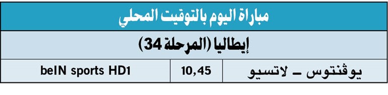 «اليوفي» ولاتسيو.. مواجهة من العيار الثقيل
