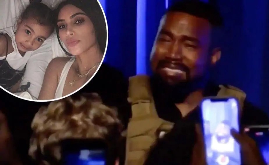 بعد منعها من إجهاض طفلها.. بالفيديو.. زوج كيم كارداشيان يجهش بالبكاء امام الناخبين