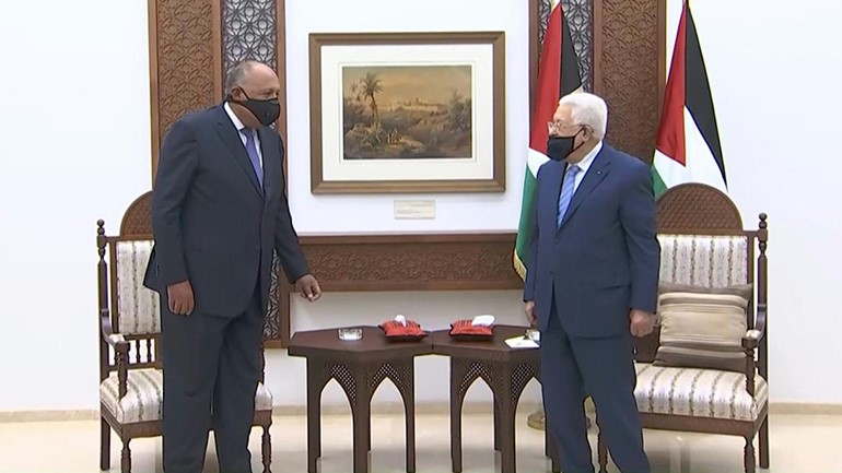 بالفيديو.. وزير الخارجية المصري يؤكد من رام الله رفض بلاده لخطط الضم الإسرائيلية