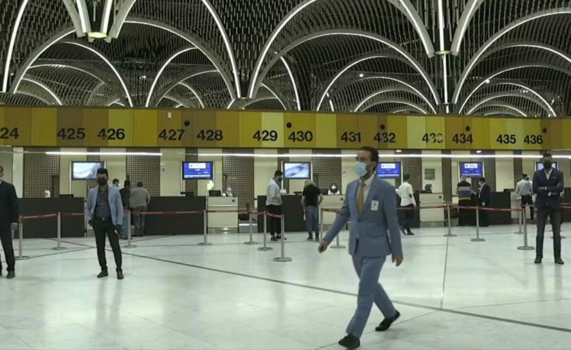 بالفيديو.. إعادة فتح مطار بغداد بعد أشهر من الإغلاق بسبب فيروس كورونا
