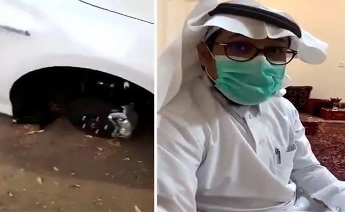 بالفيديو.. أول ظهور للمواطن السعودي الذي وثق فيديو لسرقة إطارات سيارته وعفا عن السارق