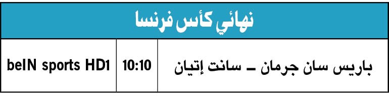 كأس فرنسا بين «سان جرمان» وسانت إتيان