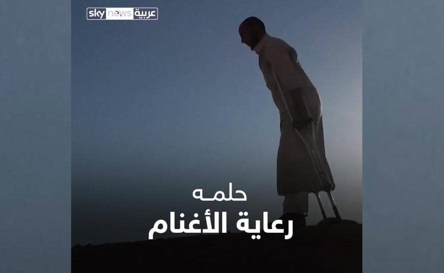 بالفيديو.. فلسطيني حلمه رعاية الأغنام