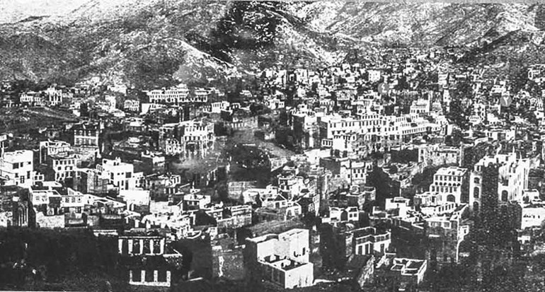  صورة بانورامية لمكة المكرمة عام 1904