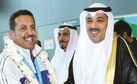 دعيج العتيبي مع منصور الرشيدي