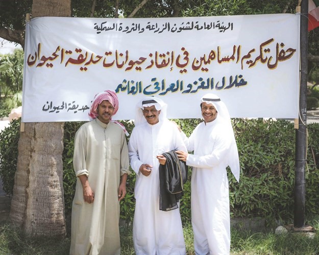 عبدالعزيز الحداد وعبدالله الطراروة ومشاري المجيبل في الفيلم