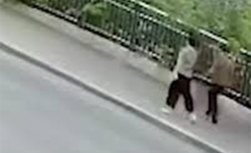 فيديو يحبس الأنفاس.. لحظة انهيار جسر بمن فوقه من المارة