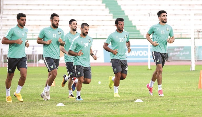 جانب من تدريب العربي