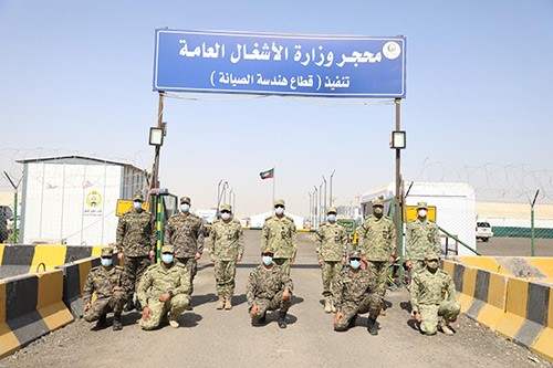 العميد عصام نايف يزور معسكر التحرير و موقع الحراسات الخارجية في "المقوع"