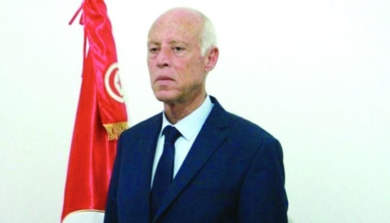  الرئيس التونسي قيس سعيد