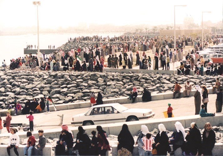 جانب من الاحتفال بتحرير الكويت