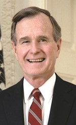 الرئيس الراحل جورج بوش