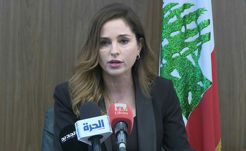 بالفيديو.. وزيرة الاعلام تستقيل من الحكومة اللبنانية بعد انفجار مرفأ بيروت