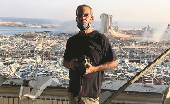 انور عمرو ومشهد المرفأ المدمر	(ابراهيم عمرو)