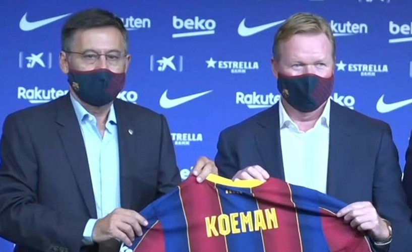 بالفيديو.. تعهد من كومان بإعادة برشلونة إلى القمة بعد عودته إلى "كامب نو" كمدرب