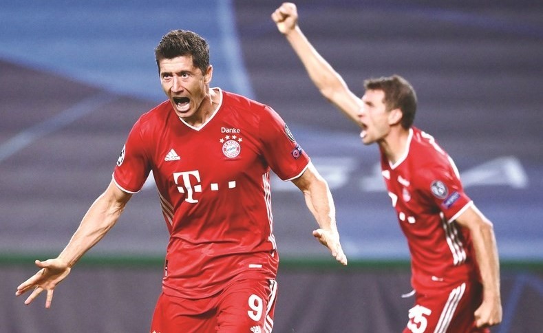 بايرن يعاقب ليون ويلحق بباريس إلى نهائي دوري الأبطال