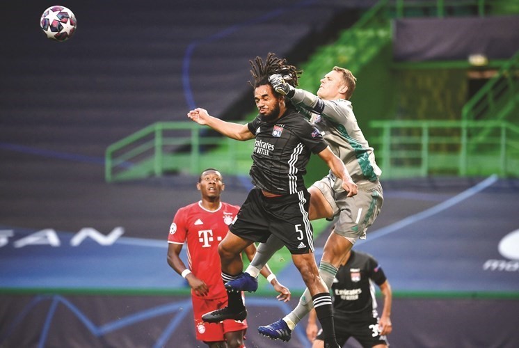 بايرن يعاقب ليون ويلحق بباريس إلى نهائي دوري الأبطال