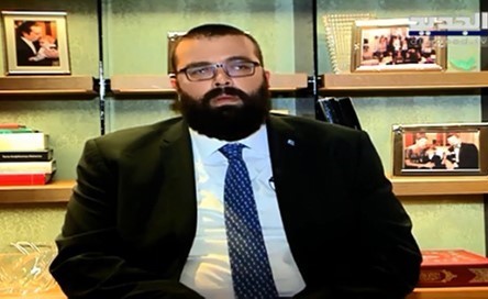 صورة تلفزيونية لأحمد الحريري