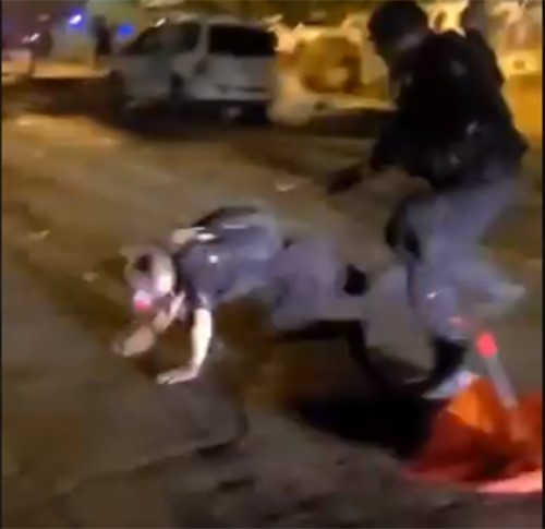 بالفيديو.. رشتها بغاز الفلفل.. شرطة بورتلاند تسحل متظاهرة أميركية