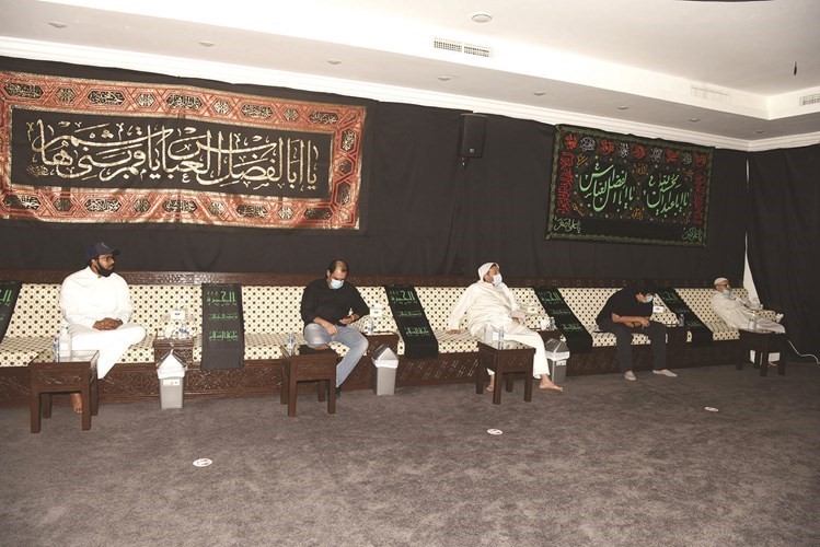 جانب من الحضور في حسينية حمزة بن عبدالمطلب	(احمد علي)