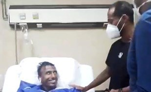 وليد يزور عبدالشافي بعد الجراحة
