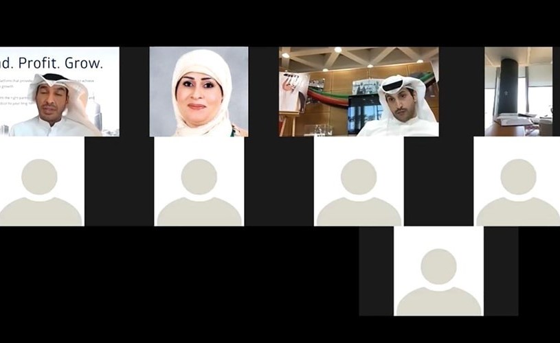 جانب من الندوة الافتراضية التي نظمتها وزارة النفط أمس
