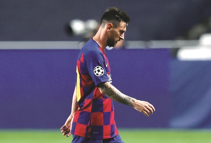 ميسي.. زلزال في برشلونة