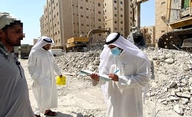 تحرير إحدى المخالفات